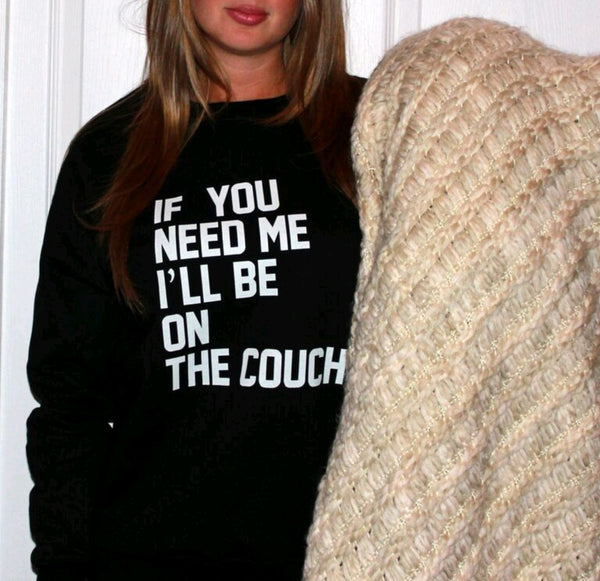 crewneck sweatshirt | couch life