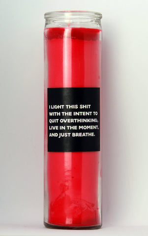 intention candle: power in being present