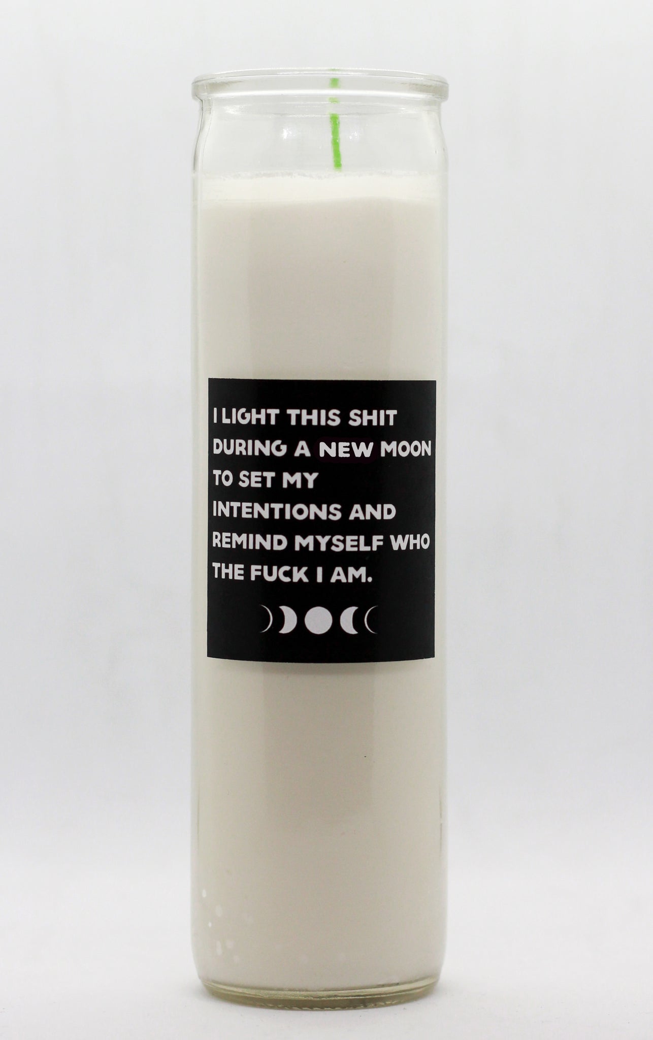 intention candle: power in the new moon