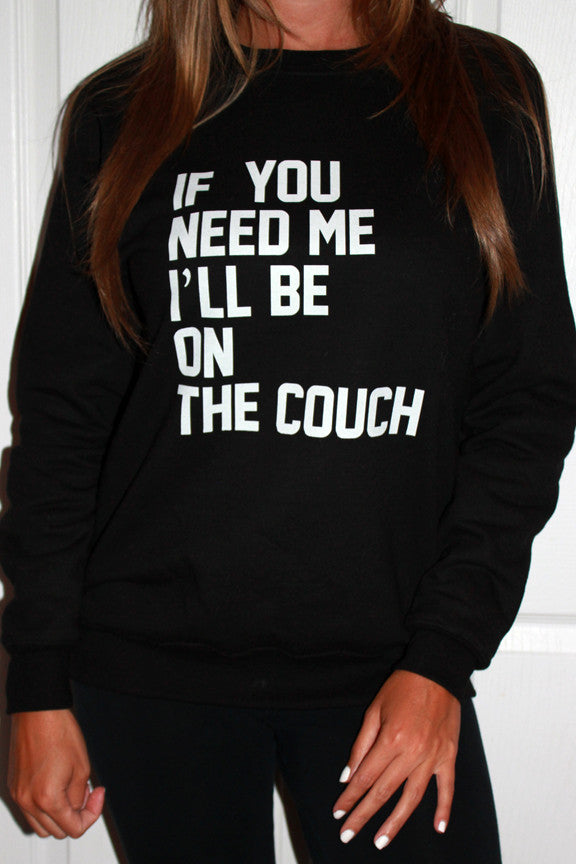 crewneck sweatshirt | couch life